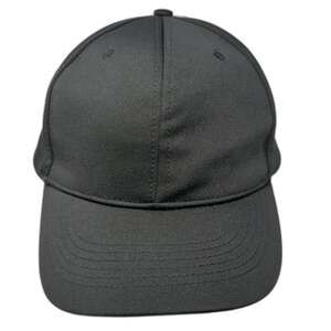 Smitty Baseball Cap Black L Fitted Curved Brim Flexfit Solid Blank Plain Hat